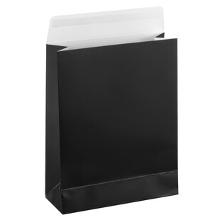 25x Geschenktüten Schwarz Matt Medium