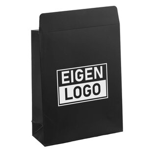 Papiertüten bedrucken Schwarz Medium