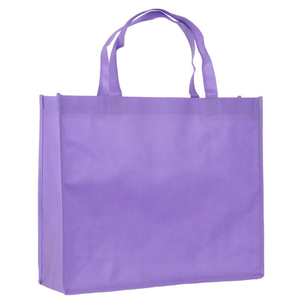Sofort lieferbar 10x Shopper Lila Non Woven 42x12x35cm