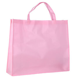 10x Shopper Pink Lavender Non Woven 54x14x45cm