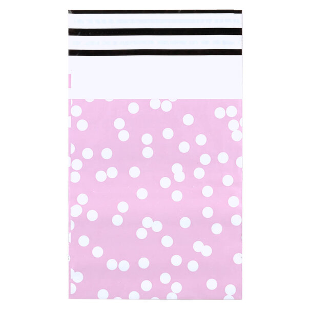 Sofort lieferbar 100x Versandtaschen Dots Rosa Small