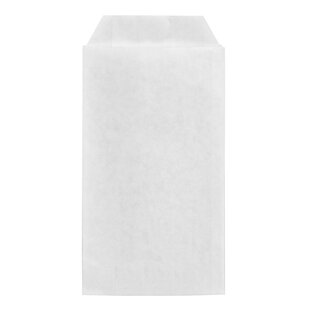 1000x Kurzwarenbeutel weiß 7x13cm
