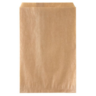 1000x Kurzwarenbeutel Braun 17,5x26cm