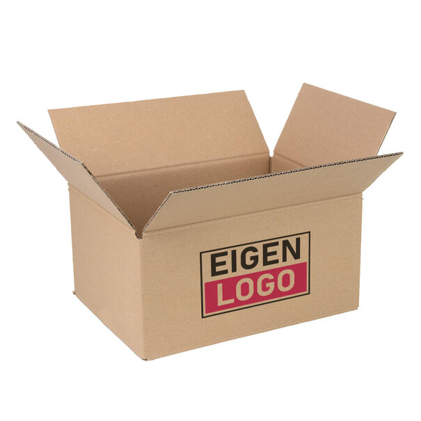 Lieferzeit ca. 5 Werktage Kartons Braun Zweiwellig bedrucken lassen 304x217x150mm