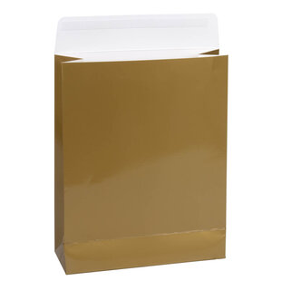 25x Geschenktüten Glänzend Gold Medium