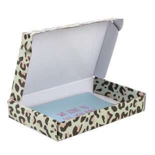 50x Maxibriefkarton Leopard A6