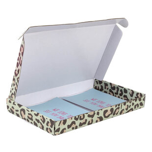 50x Maxibriefkarton Leopard A5