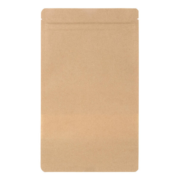 Sofort lieferbar 100x Standbodenbeutel mit Fenster Braun 16x27cm