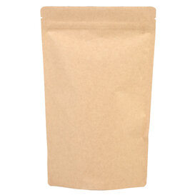 100x Standbodenbeutel Braun 18x29cm