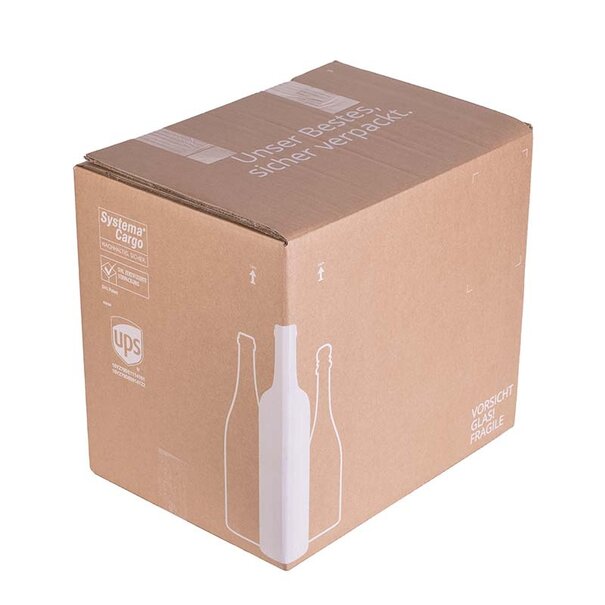 Sofort lieferbar 10 x Wein Versandkartons mit Einlage 12 Flaschen