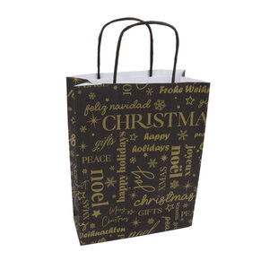 50x Papier-Weihnachtstüten A5 International