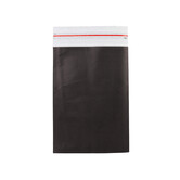 50x Papier Versandtasche Schwarz Small