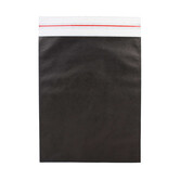 50x Papier Versandtasche Schwarz Large