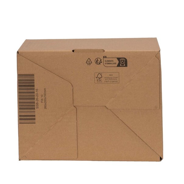 Sofort lieferbar Autolock-Karton 260x200x160mm