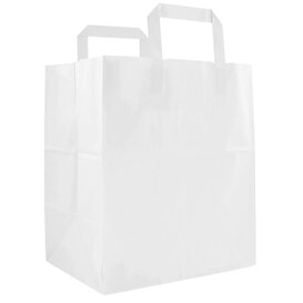 50x Budget Taschen Weiß Quadratisch M