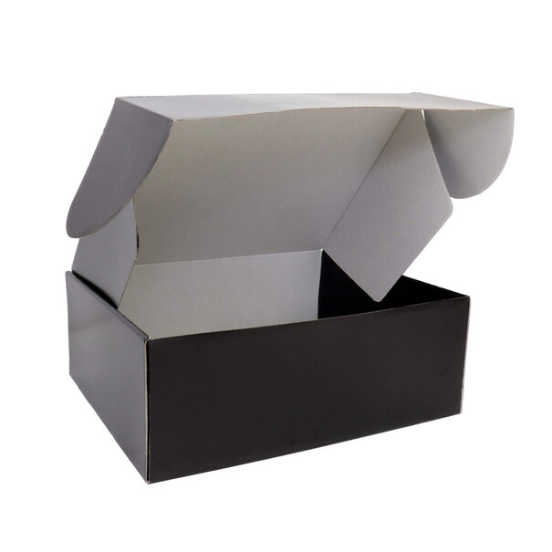 Sofort lieferbar Weihnachtskartons Schwarz 380x300x140mm