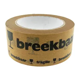 Papier Klebeband Zerbrechlich/Fragile 50mmx50mtr