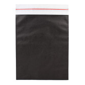 50x Papier Versandtasche Schwarz Large