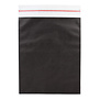 50x Papier Versandtasche Schwarz Large
