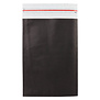 50x Papier Versandtasche Schwarz Small