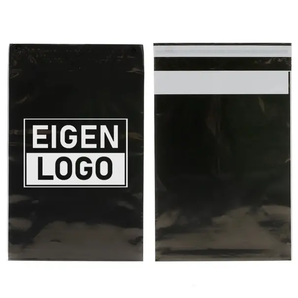 Lieferzeit ca.10 Werktage Schwarze Versandtaschen Druck Small