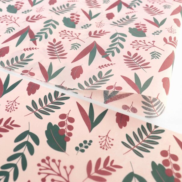 Sofort lieferbar Seidenpapier 35x50cm Botanic Pink