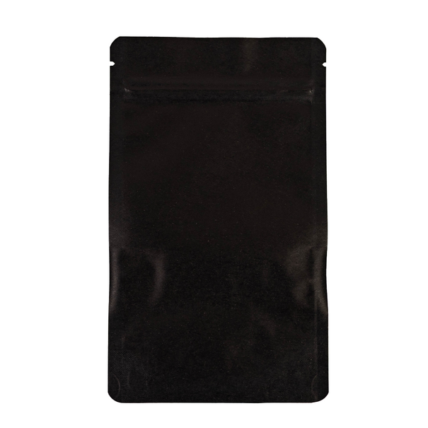 Sofort lieferbar 100x Standbodenbeutel mit Fenster Schwarz 11x18,5cm