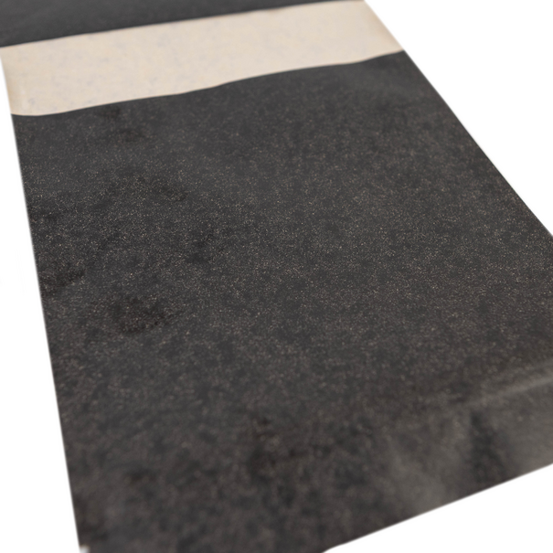 Sofort lieferbar 100x Standbodenbeutel mit Fenster Schwarz 16x27cm  Farbabweichung