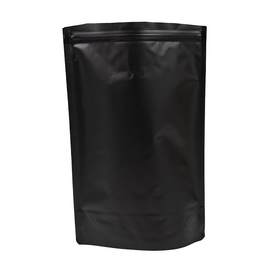 100x Standbodenbeutel Schwarz 21x31cm