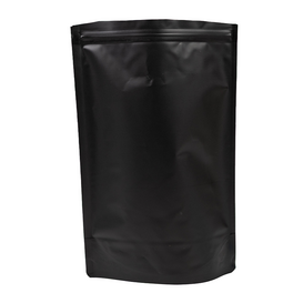 100x Standbodenbeutel Schwarz 18x29cm