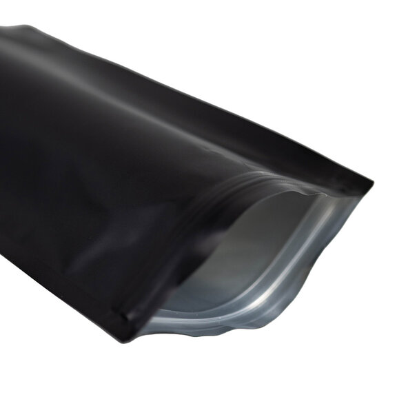 Sofort lieferbar 100x Standbodenbeutel Schwarz 16x27cm