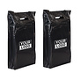 Plastiktüten bedrucken 45x50+2x4cm Schwarz