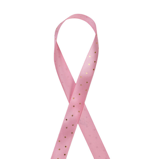 Sofort lieferbar Farbband Satin Stars Gold SMALL (20mm x 25m)