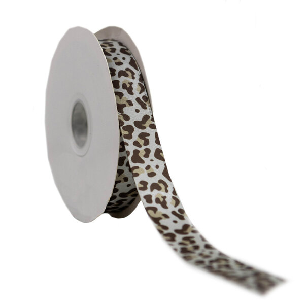 Sofort lieferbar Farbband Satin Leopard SMALL (20mm x 25m)