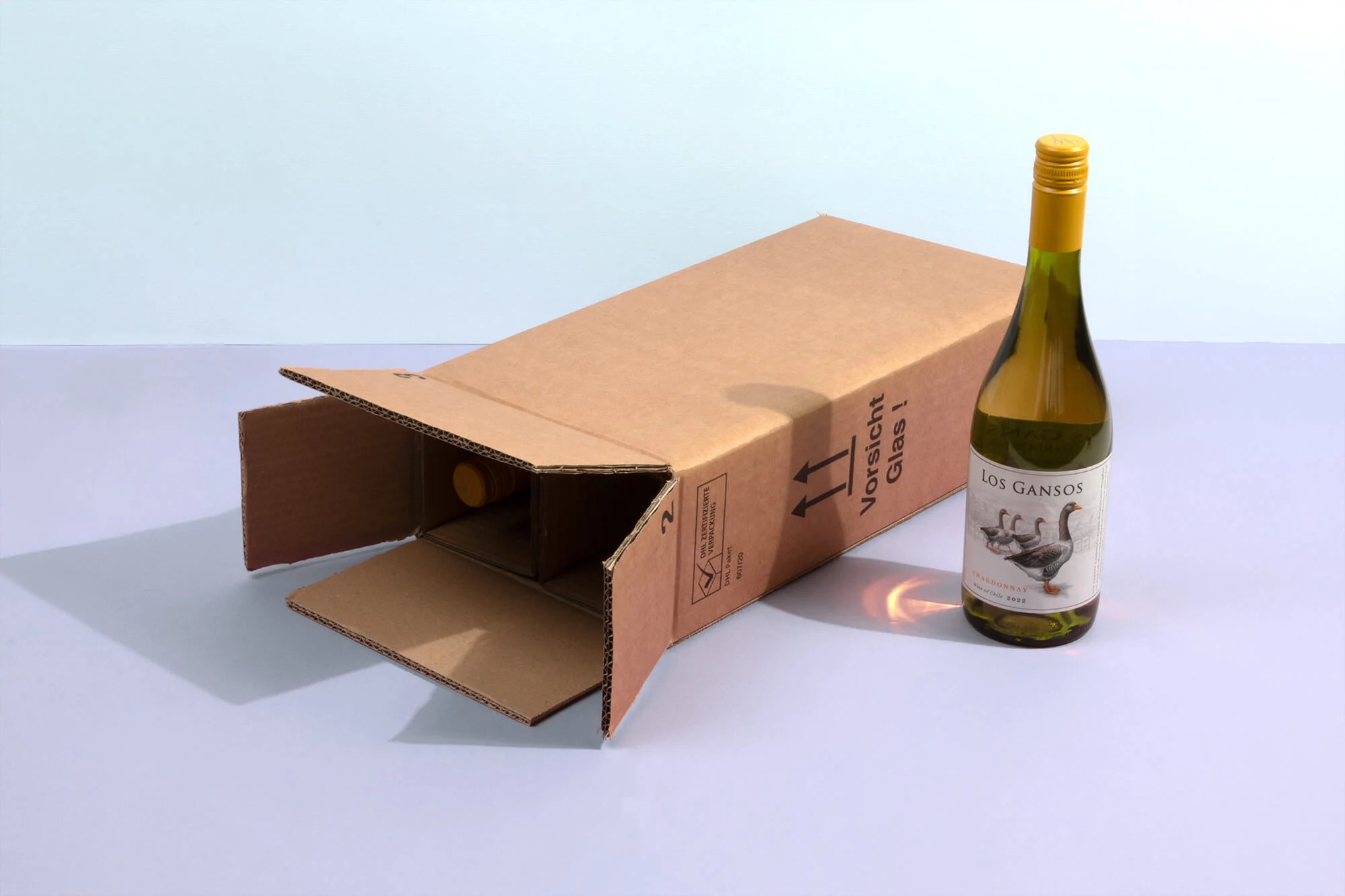 Wie gewährleisten Sie den sicheren und professionellen Versand von Wein an Ihre Kunden?