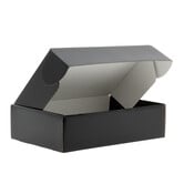 25x Postkartons  Schwarz 610x329x135mm