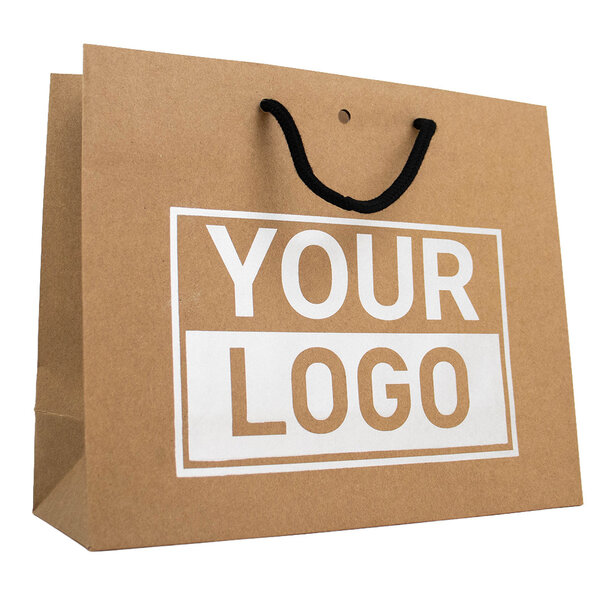 Lieferzeit ca.10 Werktage Geschenktüten bedrucken Braun A4