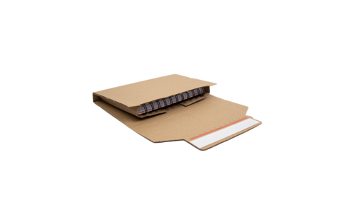 25x Buchverpackung 147x126x10-40mm