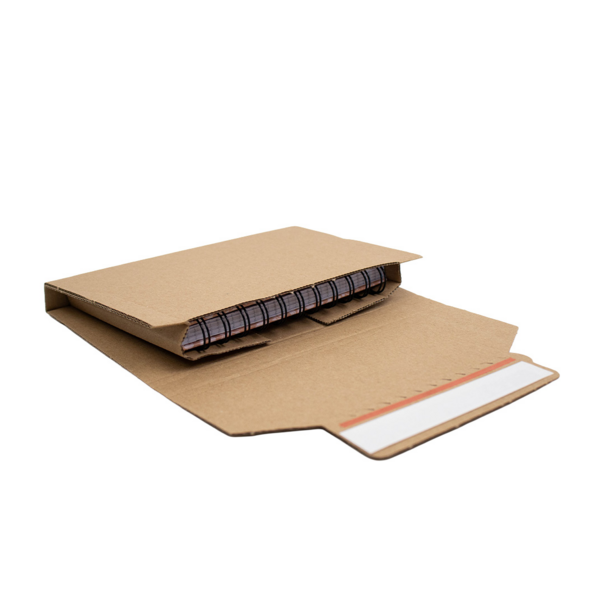 Sofort lieferbar 25x Buchverpackung 147x126x10-40