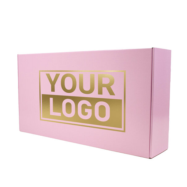 Lieferzeit ca.10 Werktage Postkartons bedrucken Pink Lavender 610x329x135mm