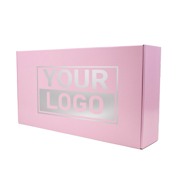 Lieferzeit ca.10 Werktage Postkartons bedrucken Pink Lavender 610x329x135mm