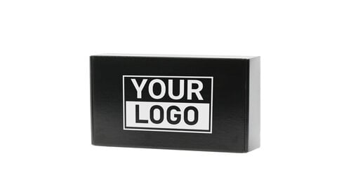 Postkartons bedrucken Schwarz 610x329x135mm