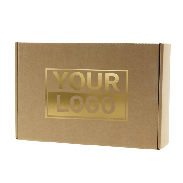 Lieferzeit ca.10 Werktage Postkartons bedrucken Braun 380x300x140mm