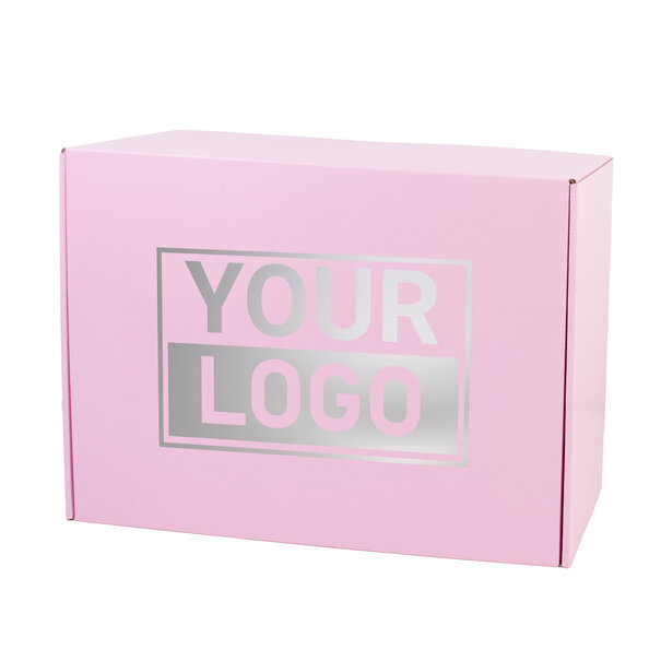 Lieferzeit ca.10 Werktage Postkartons bedrucken Pink Lavender 380x300x140mm