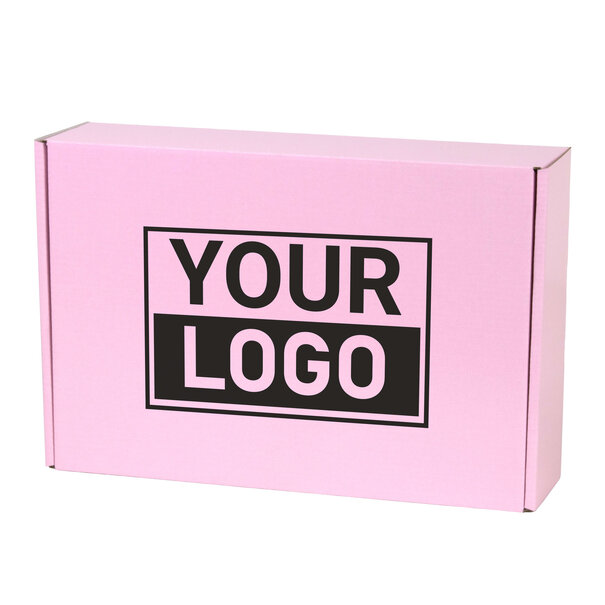 Lieferzeit ca.10 Werktage Postkartons bedrucken Pink Lavender 280x190x75mm