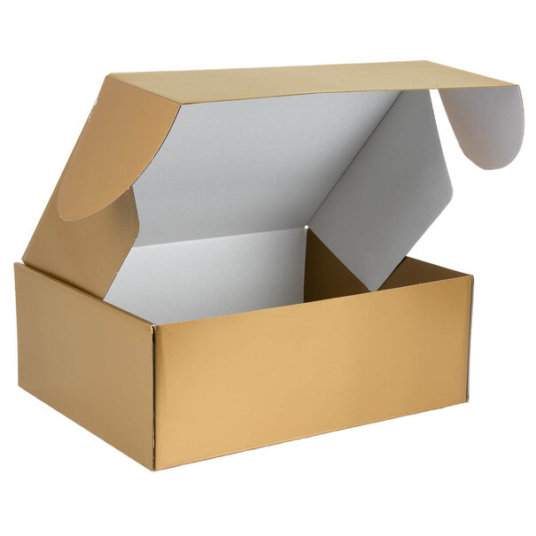 Lieferzeit ca.10 Werktage Briefkartons bedrucken Gold 380x300x140mm