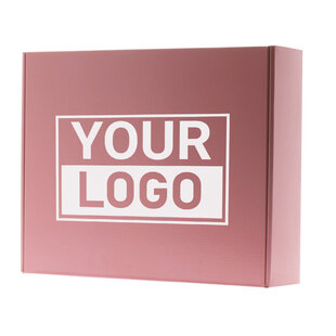 Postkartons bedrucken Altrosa 350x280x80mm