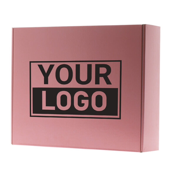 Lieferzeit ca.10 Werktage Postkartons bedrucken Altrosa 350x280x80mm