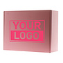 Postkartons bedrucken mit NEON - Rosa 380x300x140mm