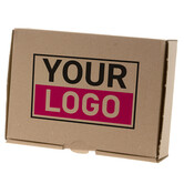 Maxibriefkartons Druck Braun 172x121x41mm